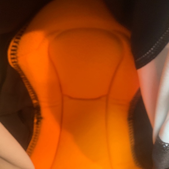 VOmax PMC08 Pan Mass Challenge PMC 2008 Cycling Racing Padded Shorts Size L Neon - Picture 9 of 11